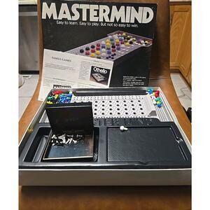 Vintage 1981 Pressman Mastermind Strategy Hidden Code‎ Peg Board Game - Complete